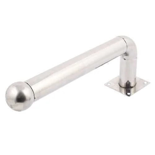 Suporte para barreira - Modelo L - Aço inoxidável.