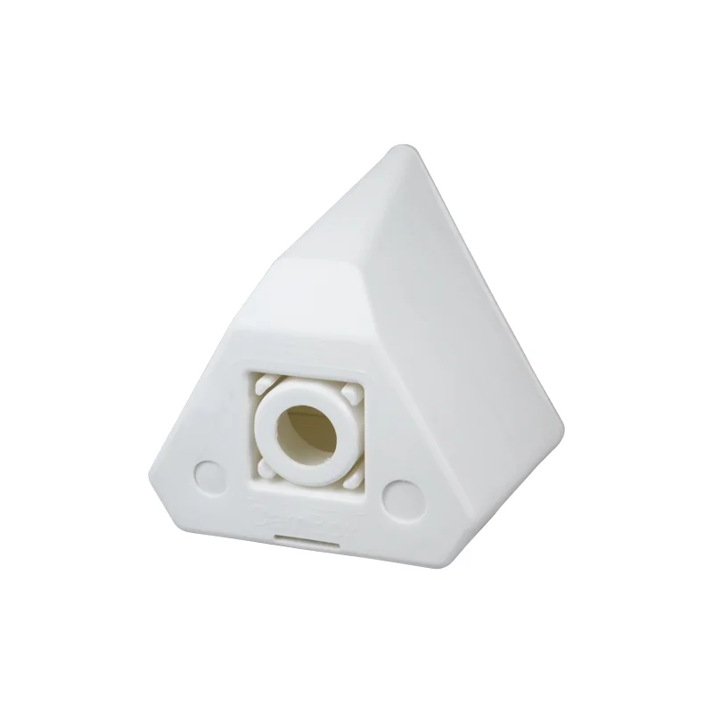 Suporte de Parede Ou Poste Triangular - Apto para Uso Exterior - Permite a Passagem do Cabo No Seu I