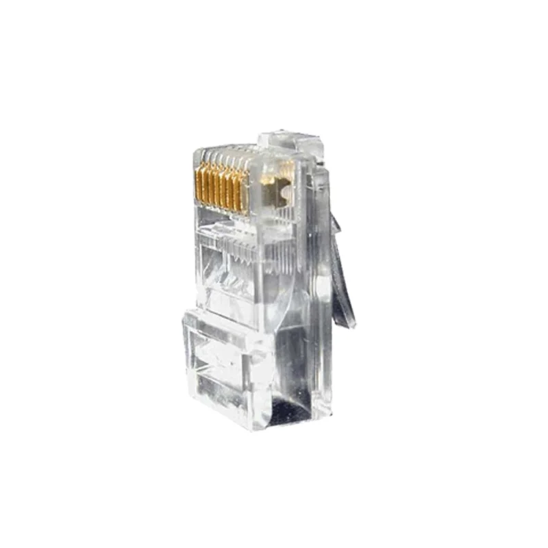 Conector - Rj45 Cat6 Para Cravar - Compatível Com.