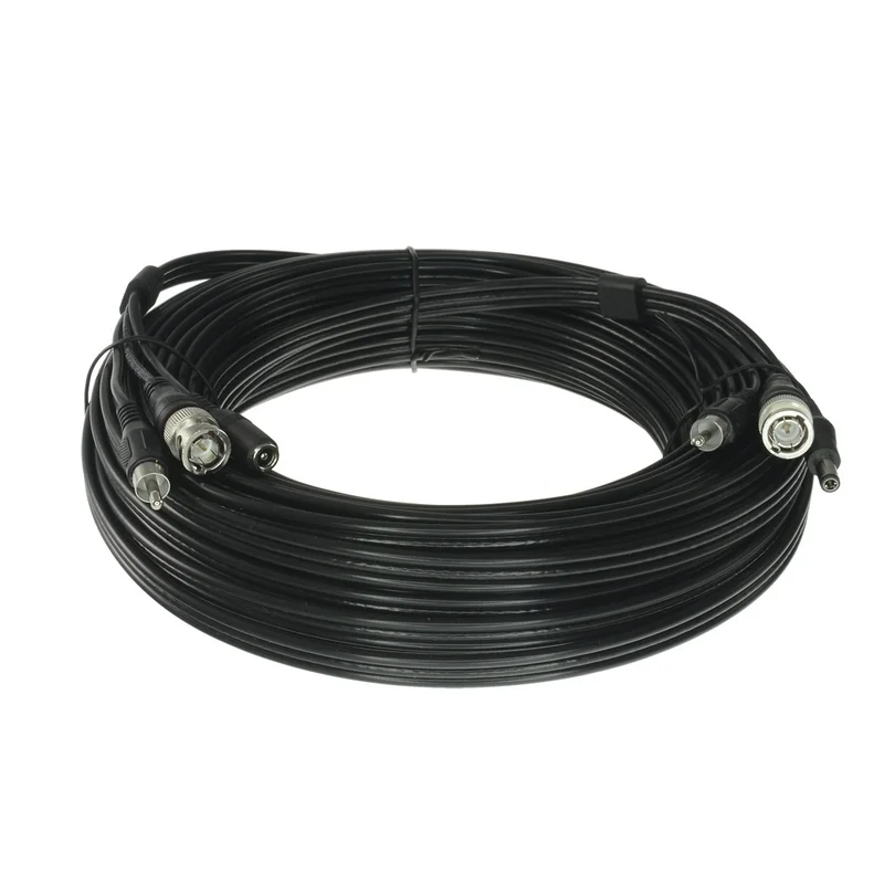 Cabo Extensão RG59 + Audio + DC 20m - SAFIRE