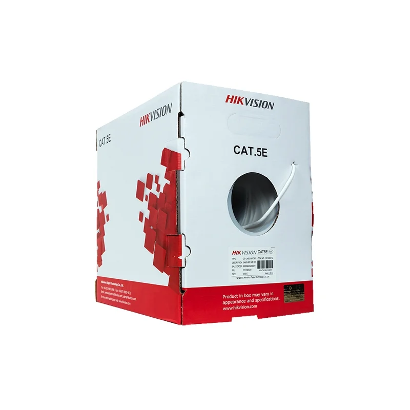 Bobine Cabo Utp Cat 5e 305mts (Cinza) - Hikvision