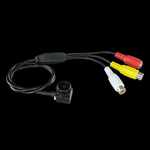C&acirc;mara Ultra Miniatura - 1/4" Aptina&copy; 960h Cmos Mt9v139 - Cabo Extensor 0.5 Metro - Lente Grande Ang