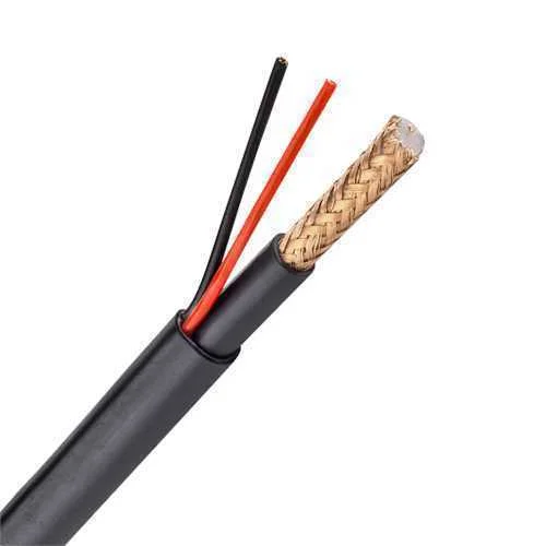 Bobine Cabo Rg59 + Alimentação 250mts