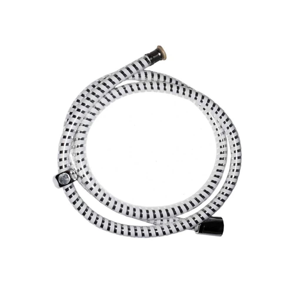 Bicha de Chuveiro Flexível. 1,5m Cor Branco/Cromo Edm