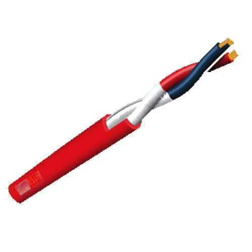 Bobina de Cabo Entrançado Blindado - Resistente Ao Fogo 90' Cr1 - Bobine de 100 Metros - Condutor de
