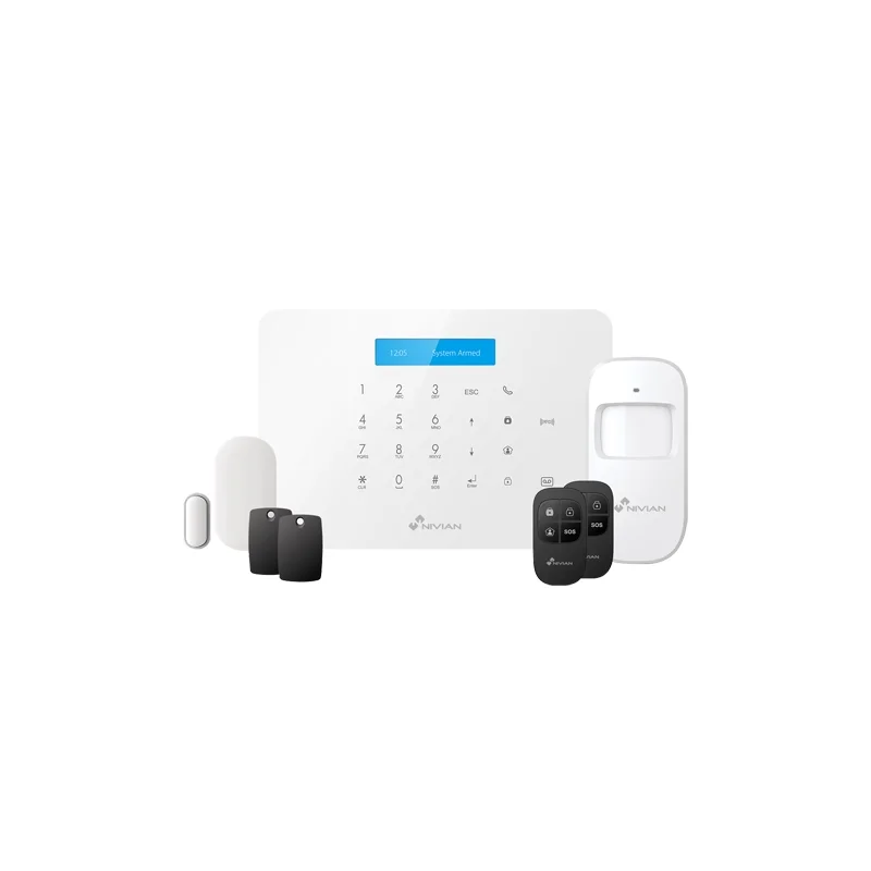 Kit De Alarme Nivian Smart - Teclado Táctil E Lei.