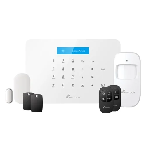 Kit De Alarme Nivian Smart - Teclado Táctil E Lei.