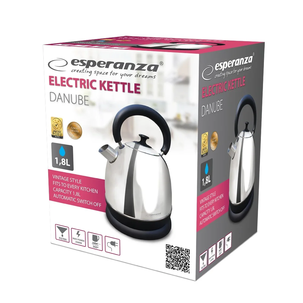 Chaleira Elétrica Esperanza Danúbio 1.8l