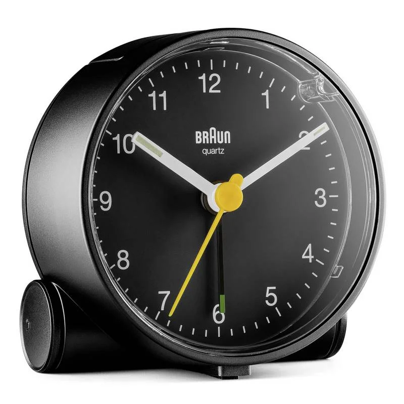 Braun Bc 01 B Despertador De Quartzo Preto