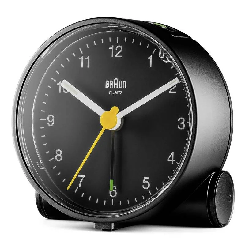 Braun Bc 01 B Despertador De Quartzo Preto