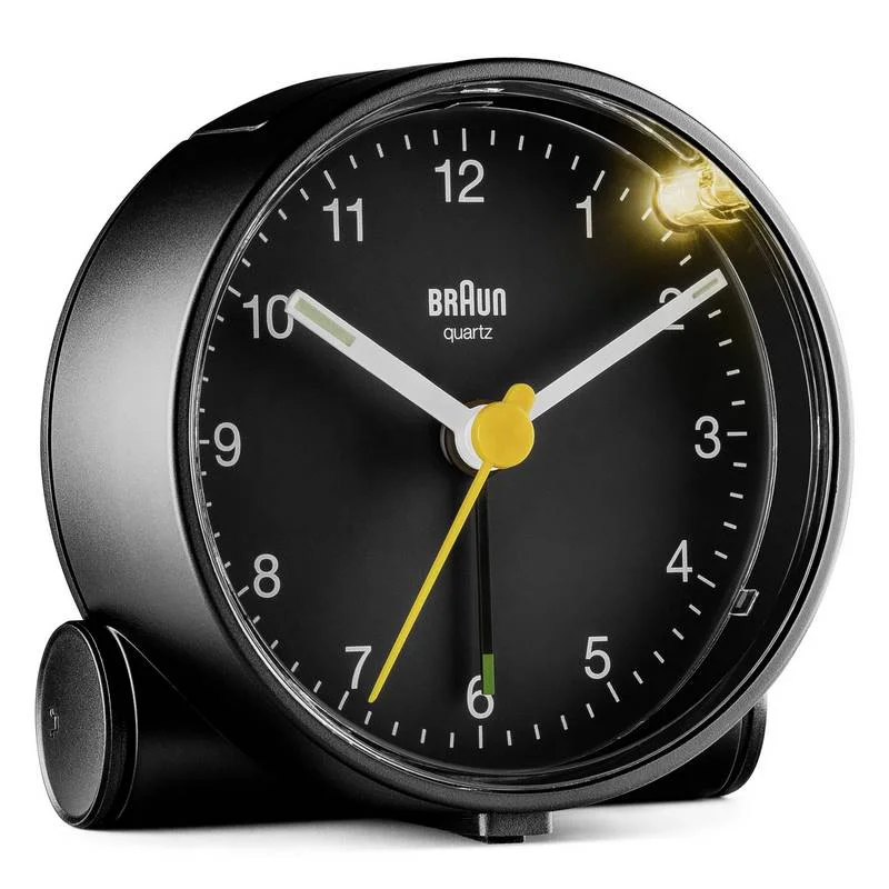 Braun Bc 01 B Despertador De Quartzo Preto