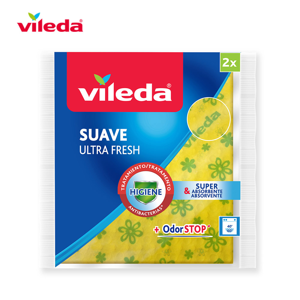 Pano Amarelo Suave Ultrafresh 161146 Vileda