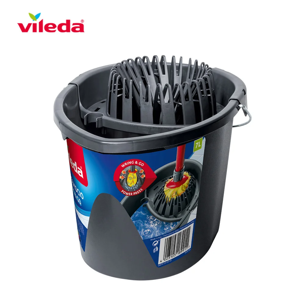 Balde Cinzento Wring And Go 161030 Vileda