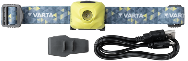 Lanterna LED para a Cabeça Varta H30R 300 lm IPX4.
