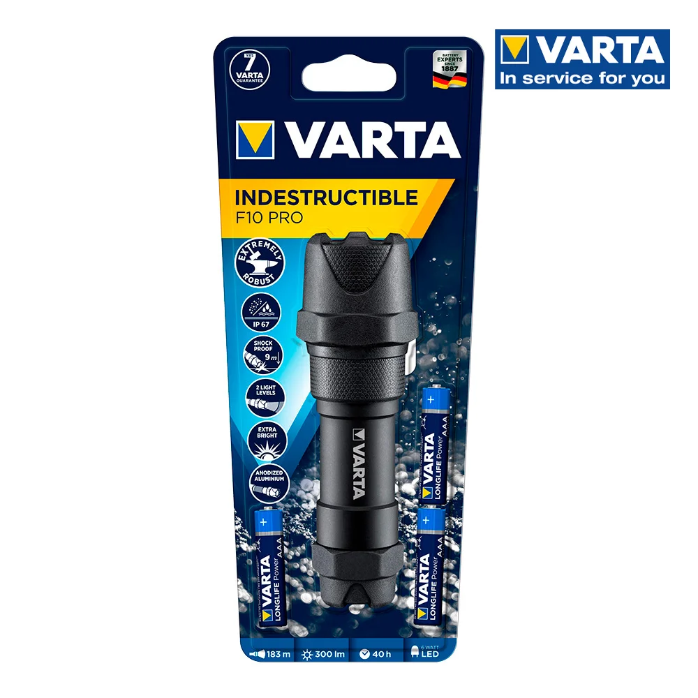Lanterna Indestrutível F10 Pro Varta