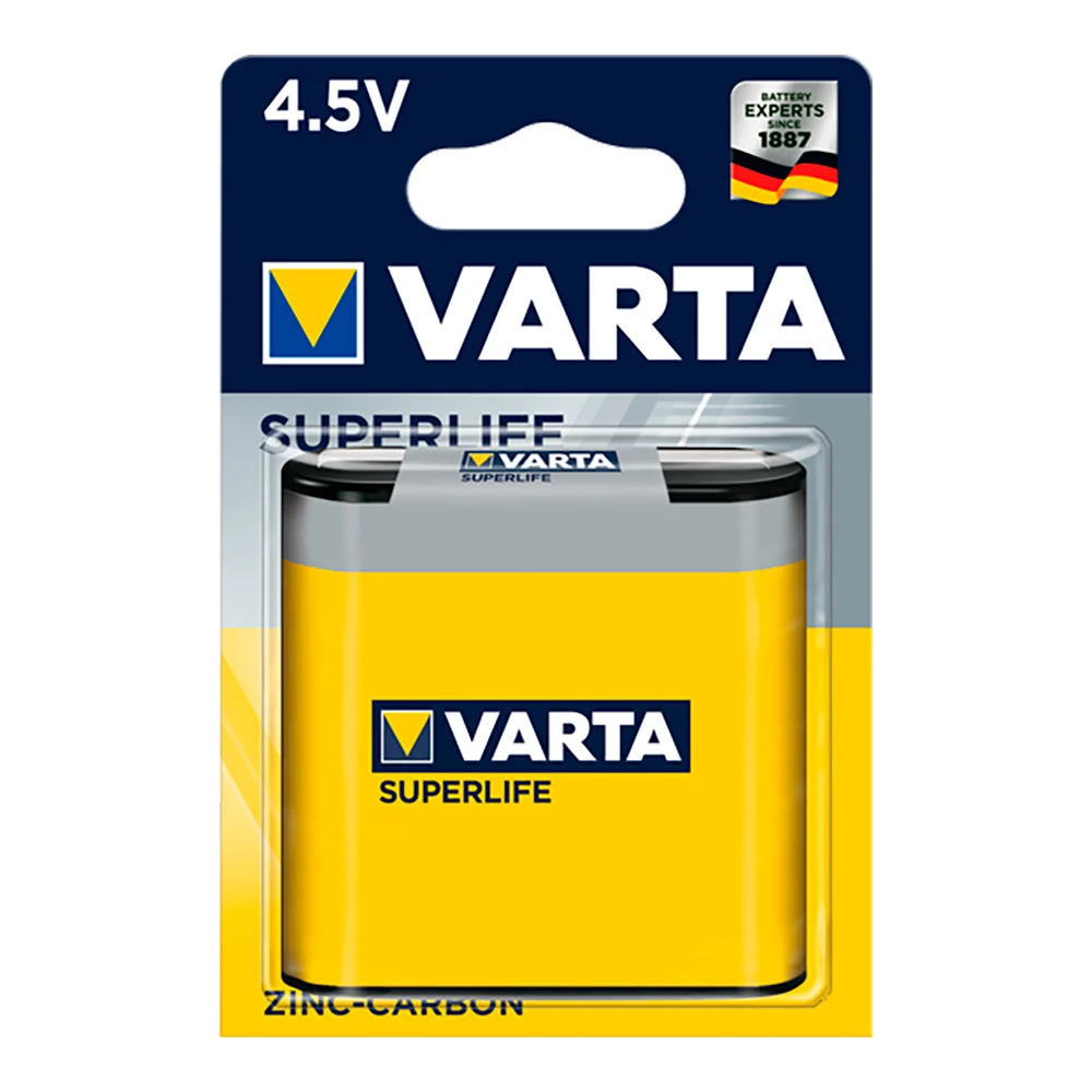 Pilha Varta 3lr12 Salina (Blíster 1 Unid.) 62x22x67mm