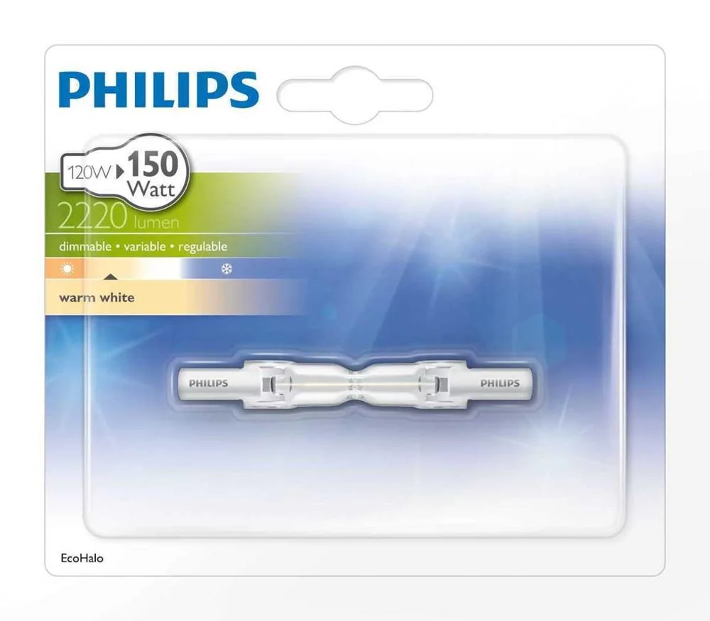 Lampada Halogena Linear 78mm Energy Saver 120w .