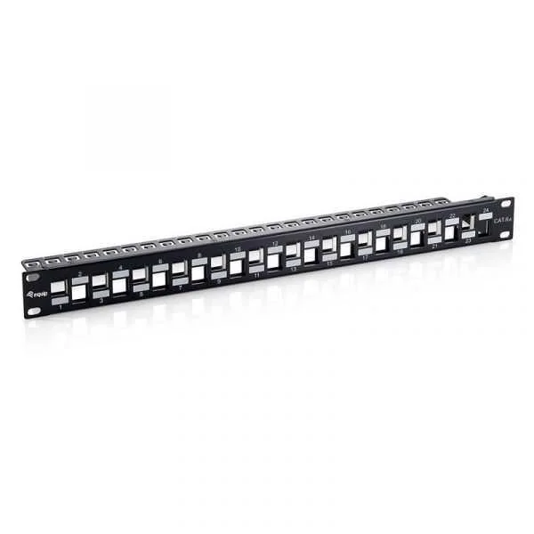 Equip Patchpanel 24x Rj45 Cat6a 19" 1he Keystone