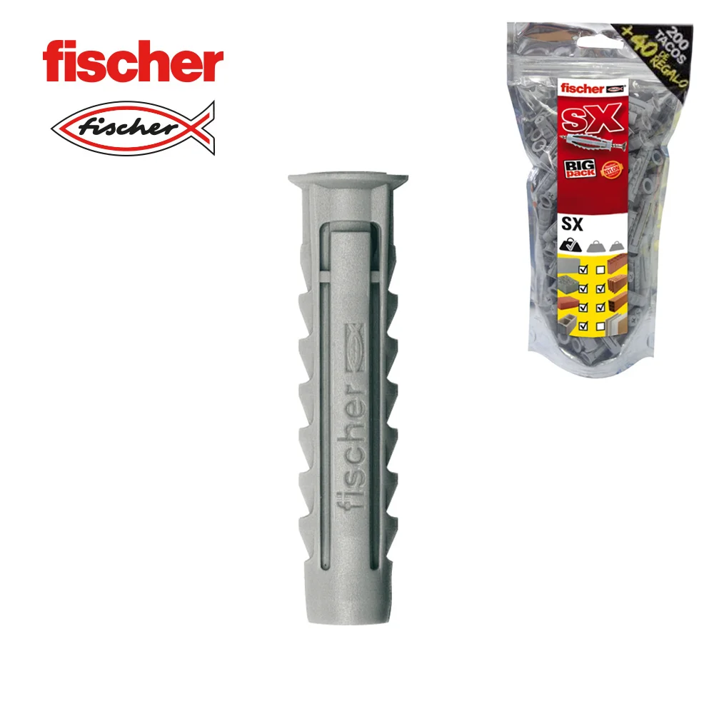 Big Pack Buchas Fischer Sx 6x30 200+40 Gratis