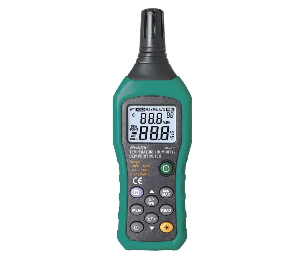 Medidor de Temperatura, Humidade Relativa e Ponto
