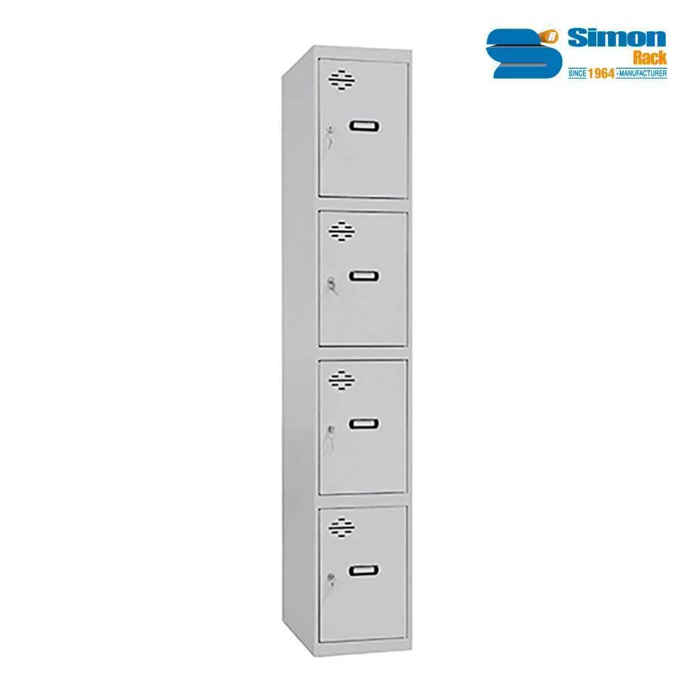 Cacifo Metalico Pro Desmontada 4 Compartimentos 180x30x50cm Simon Rack