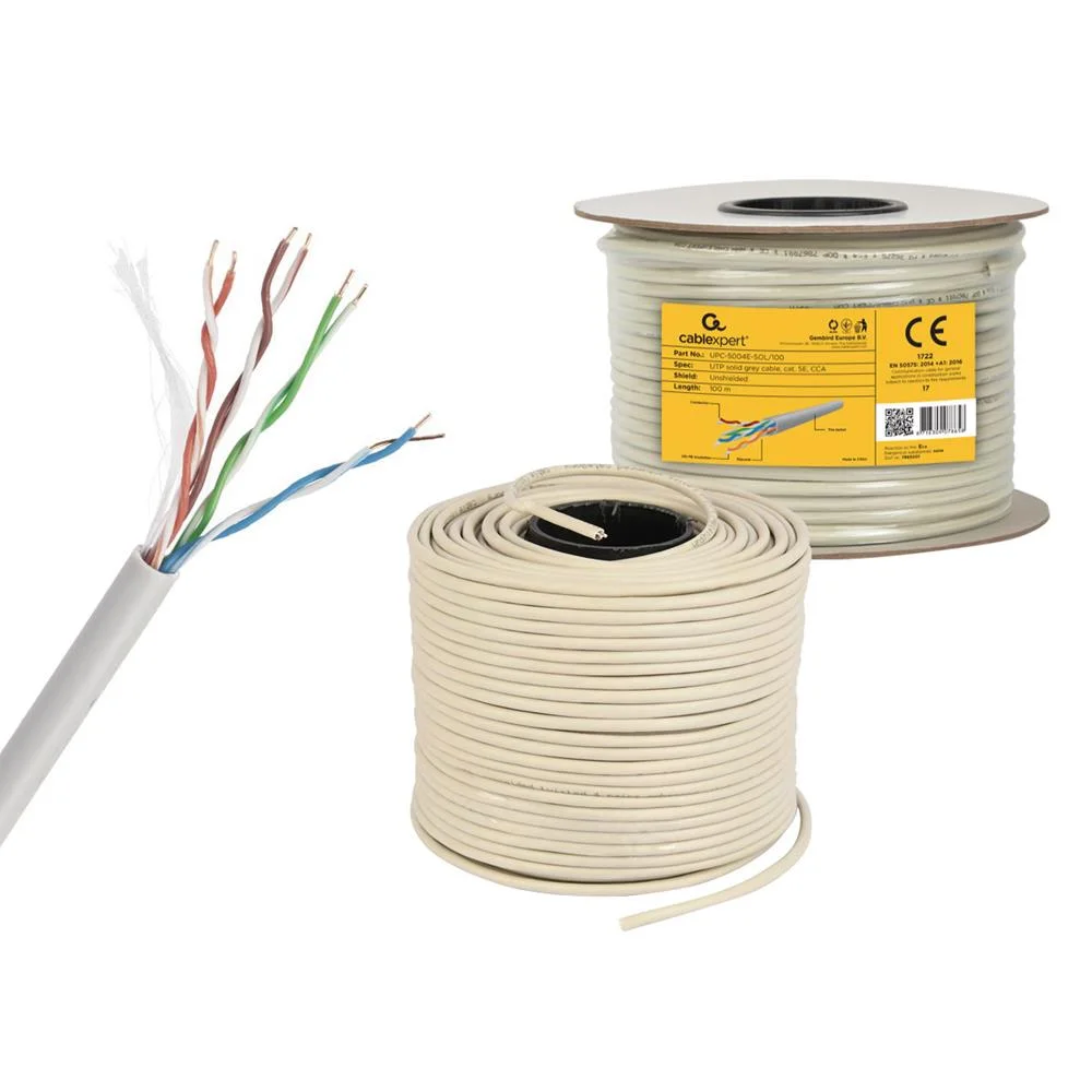 Gembird Cat5e Utp 100m Networking Cable Grey U/Utp (Utp)