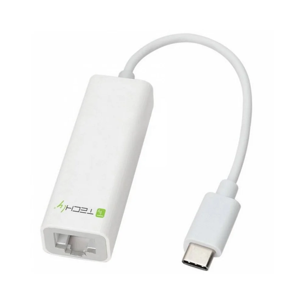 TECHLY IADAP USB31-ETGIGA, COM FIOS, USB, ETHERNE.