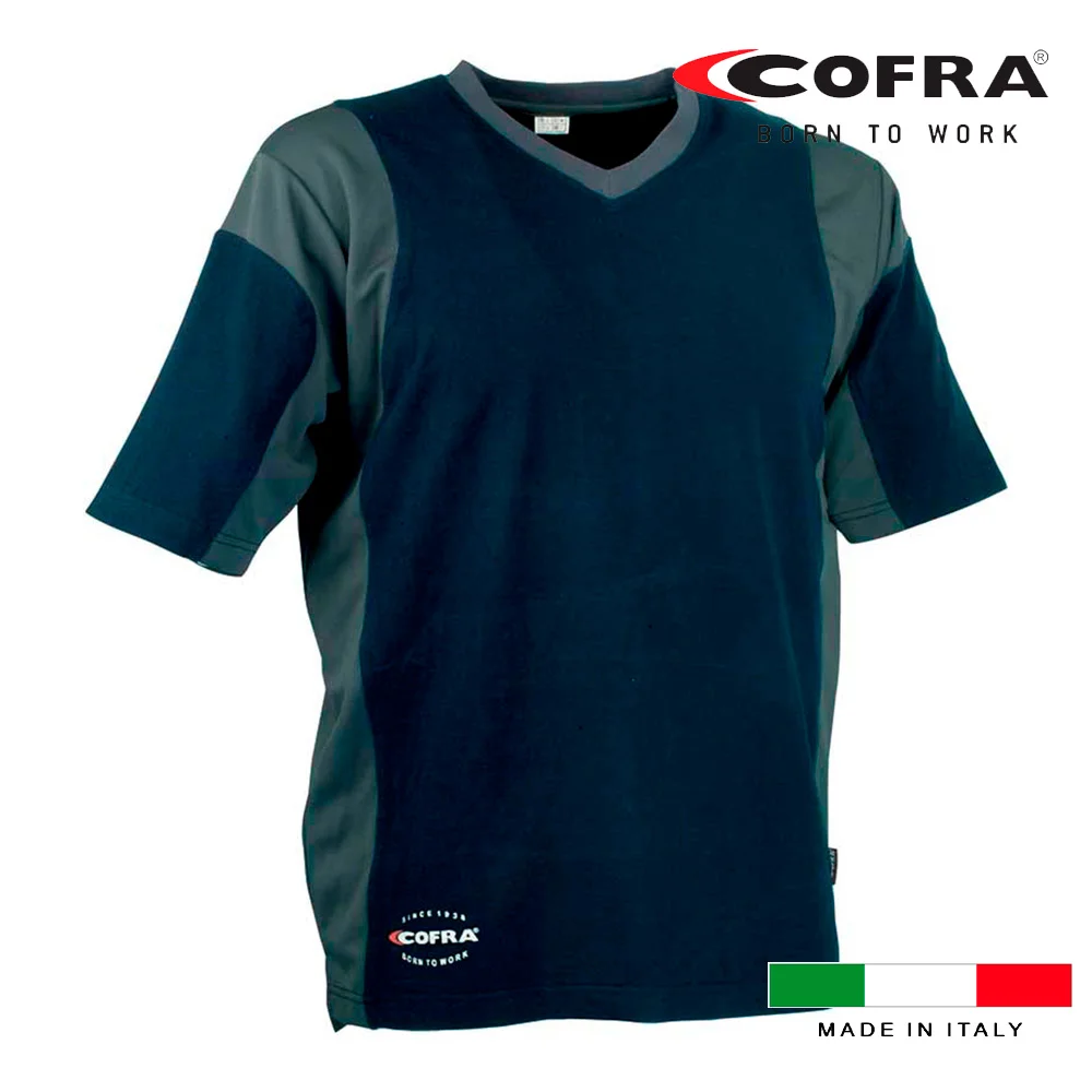 T-Shirt Java Azul Marinho / Cinzento Escuro Cofra.