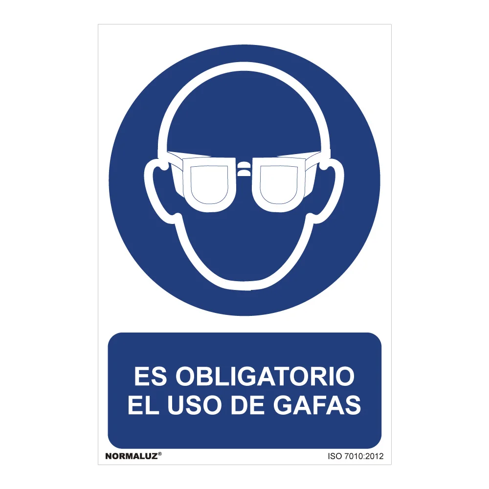 Sinal Uso Obrigatório é Obrigatório o Uso de Ócu.