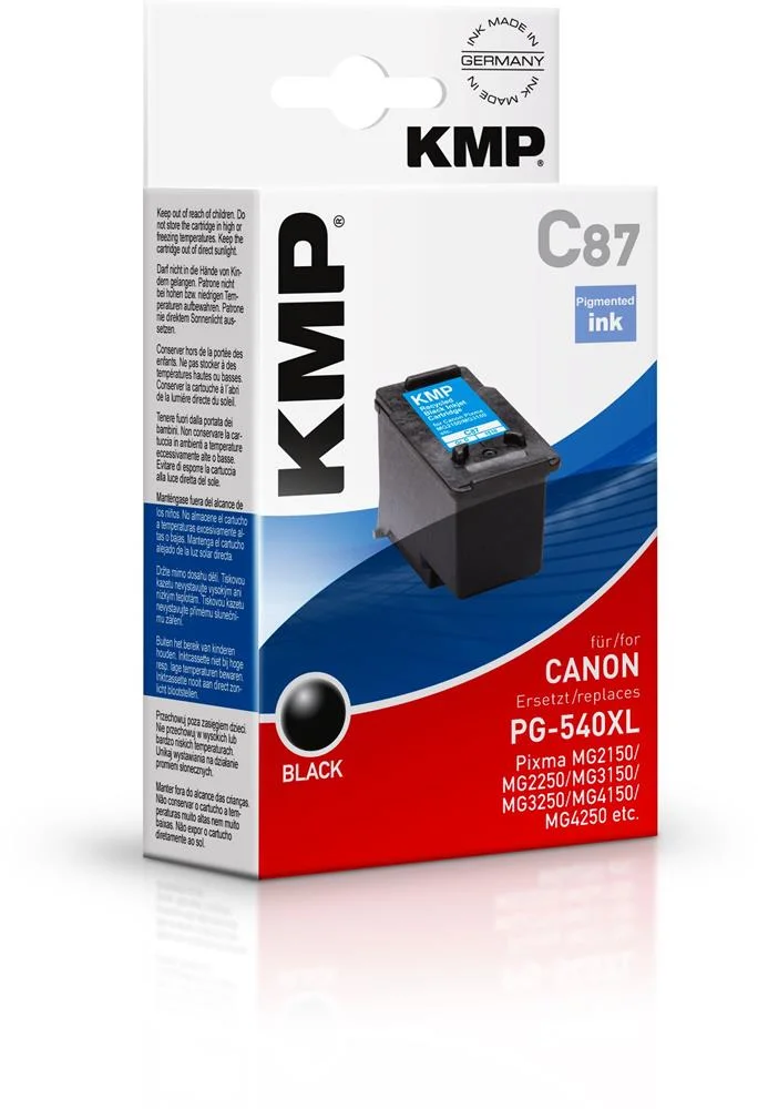 Kmp Patrone Canon Pg540xl Black 600 S. C87 Refilled