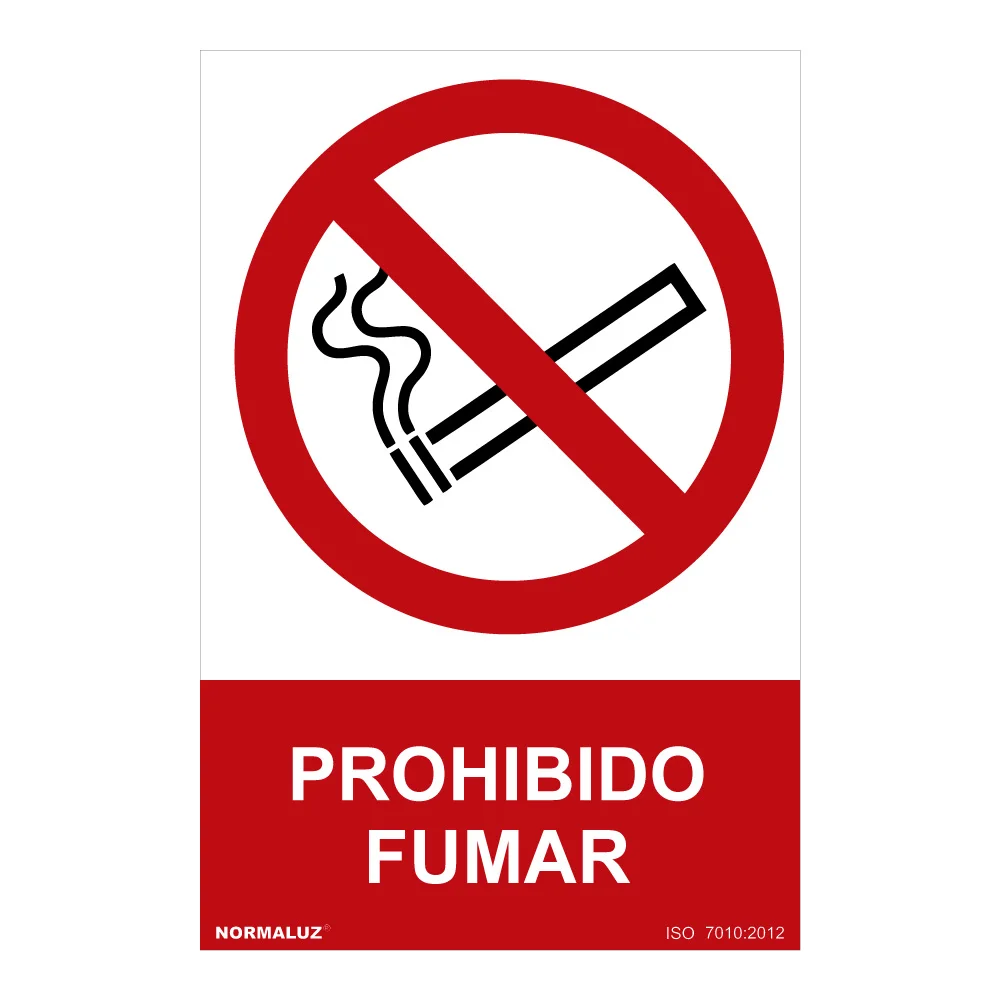 Sinal Proibido Fumar - 30x40cm
