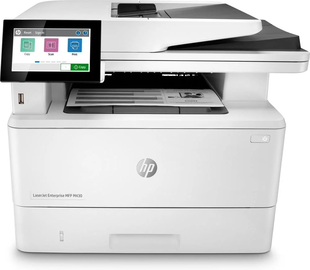 Impressora Multifunções Mono Laserjet Enterprise M430f Branco - Hp