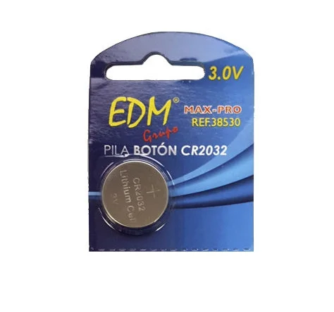 Pilha Litio Botão Long Life Cr2032 3v Edm