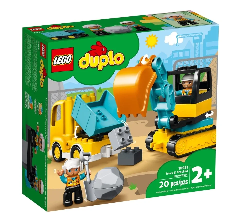 Lego Duplo Bagger Und Laster 10931