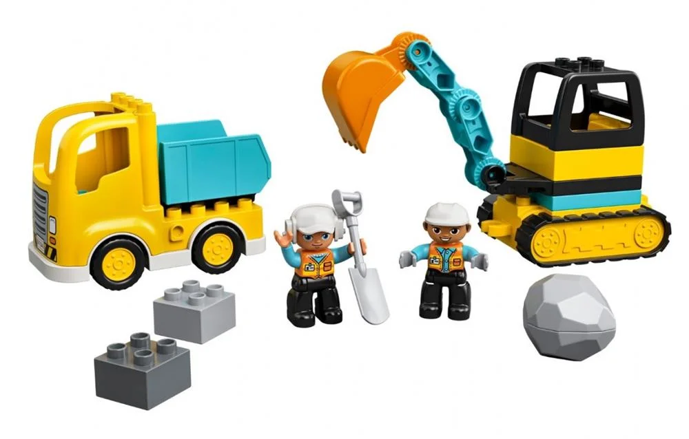 Lego Duplo Bagger Und Laster 10931
