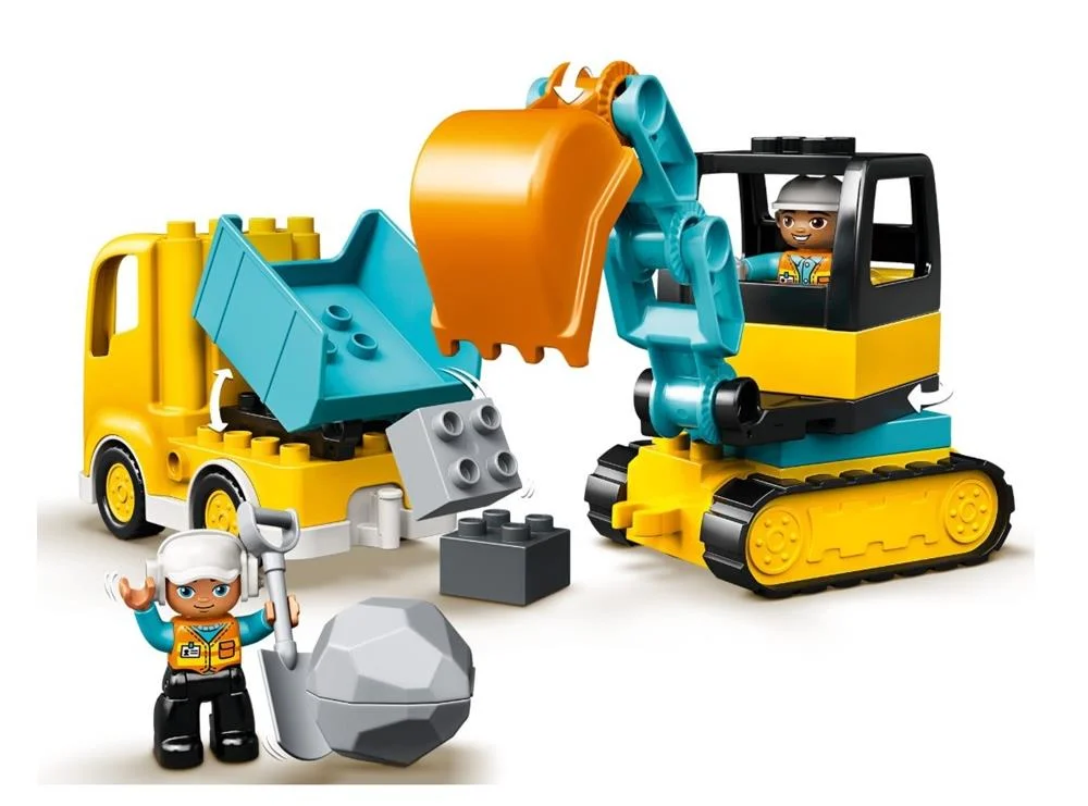 Lego Duplo Bagger Und Laster 10931