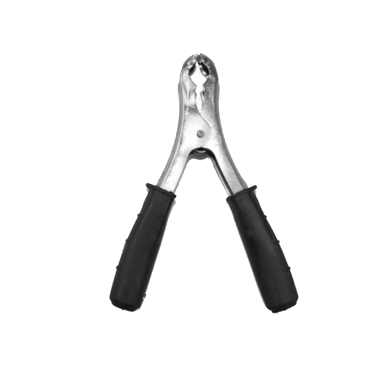 Pinças Para Cabo De Bateria 120A 144*80Mm Preta