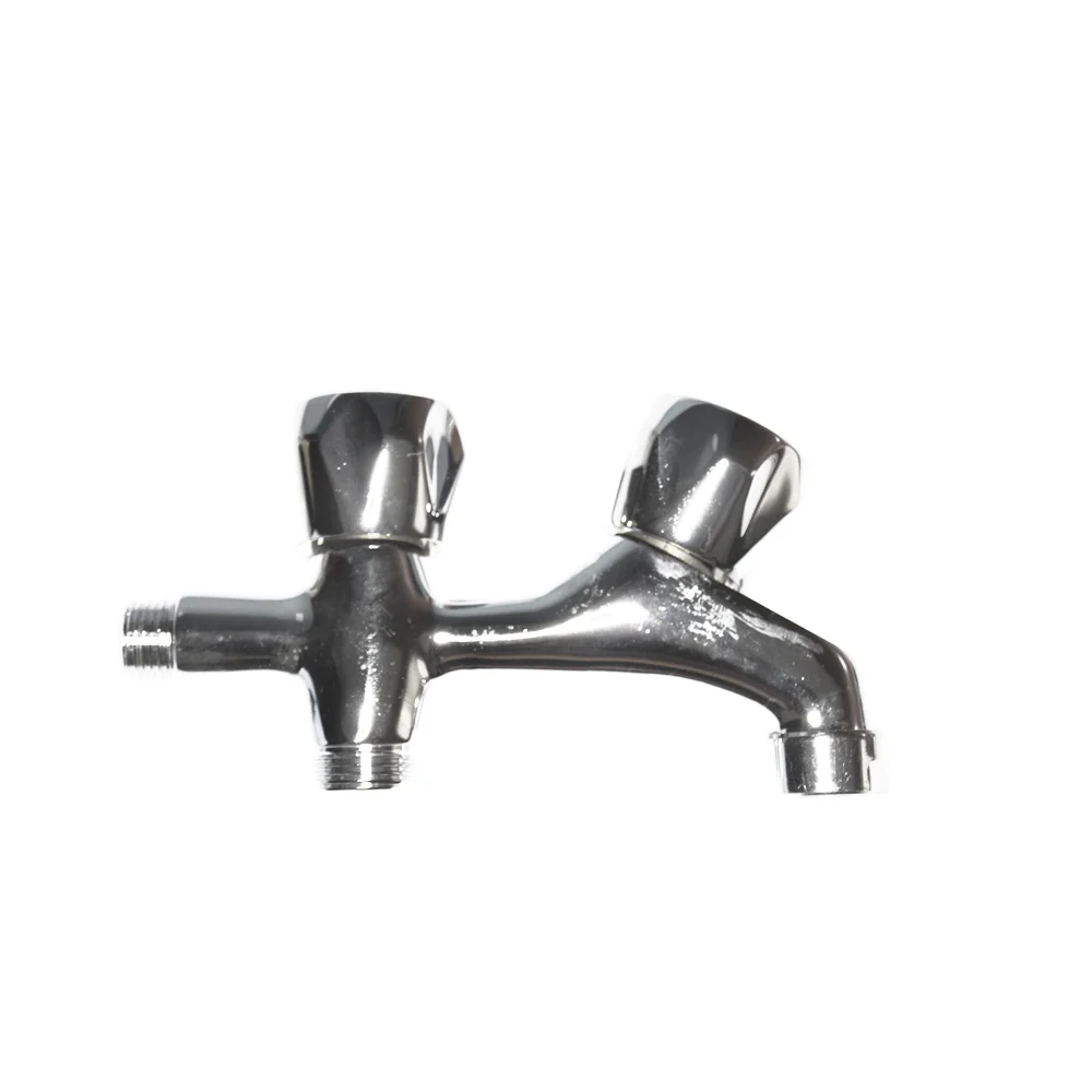 Torneira Máquina Lavar Roupa Dupla V/ Metal Cr 1/2