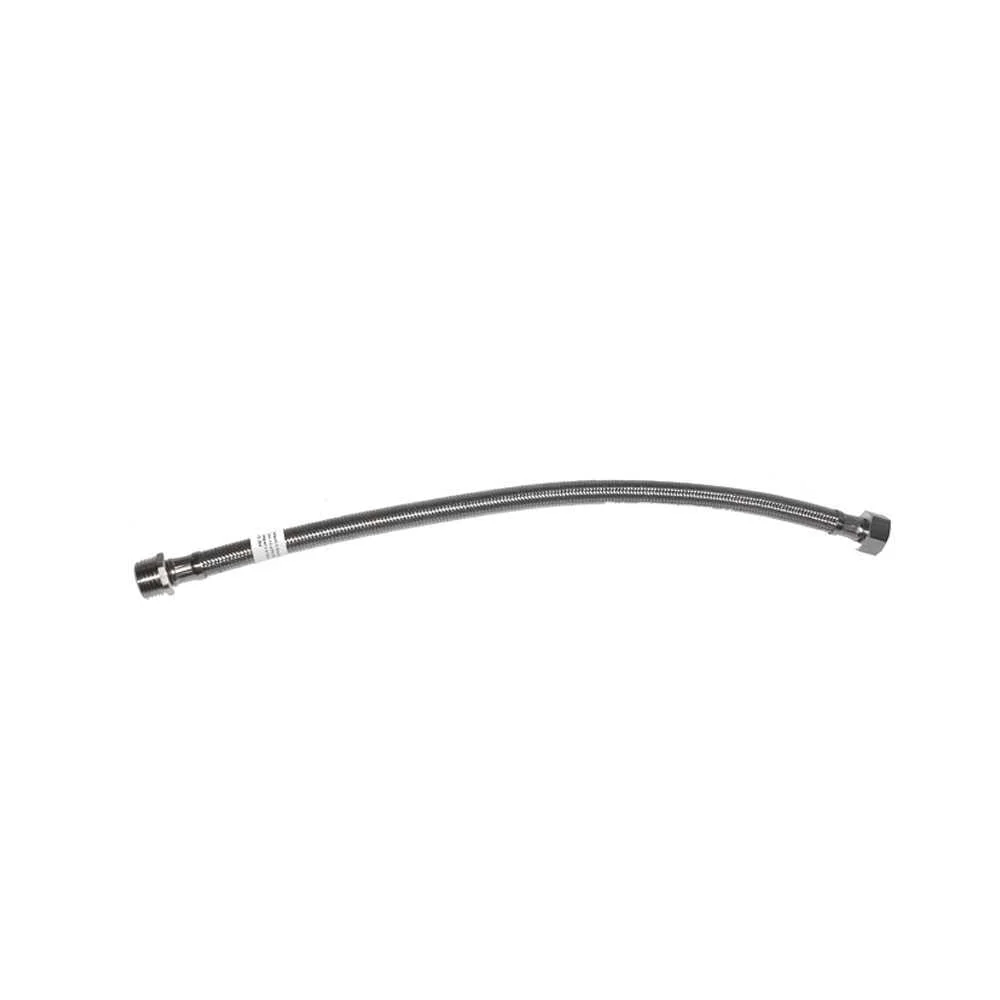 Tubo de Água Flexível para Conexão Inoxidavel F-F 3/8-1/2 - 30cm