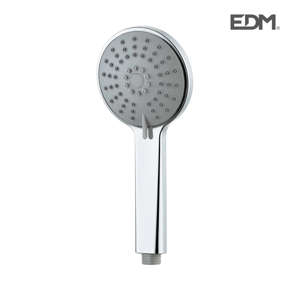 Chuveiro De Mão Round Cromado 3 Funções Edm