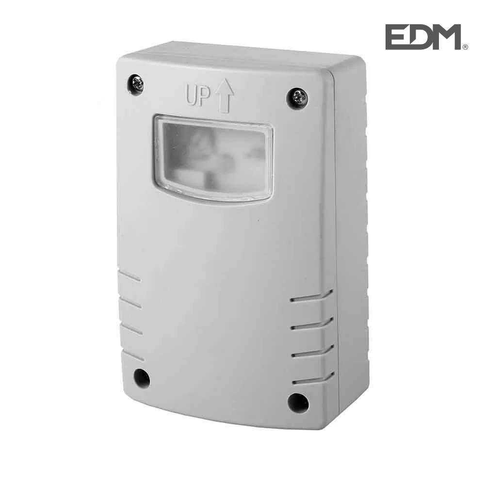Detetor Crepuscular Para A Parede Ajustável Edm