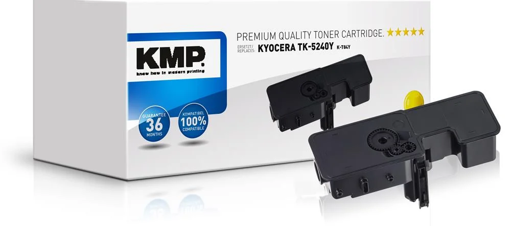 Kmp Toner Kyocera Tk-5240y/Tk5240y Yellow 3000 S. K-T84y Remanufactured
