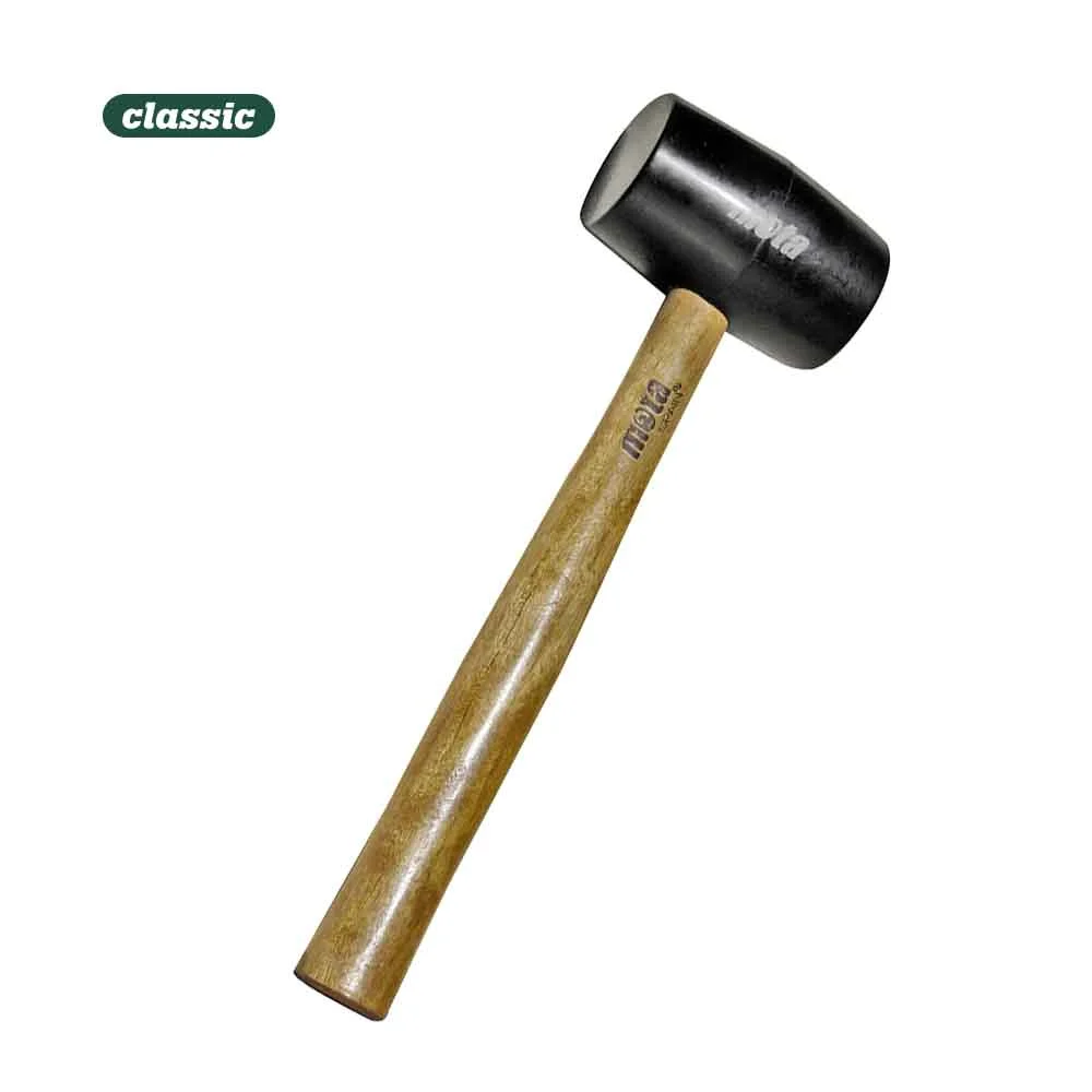 Martelo de Borracha 500g Cabo de Fibra Mg05 Mota