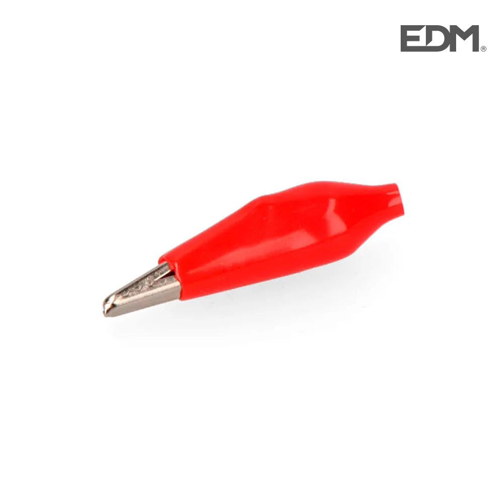 Pinça Tipo Crocodilo Cor Vermelho Edm