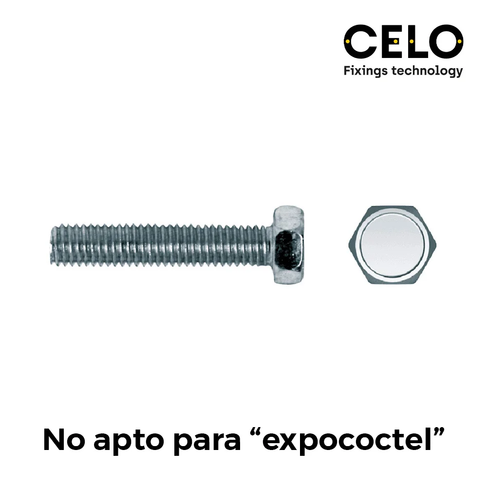 Parafuso Hexagonal Din 933 8x45 Caixa 100 Un Celo
