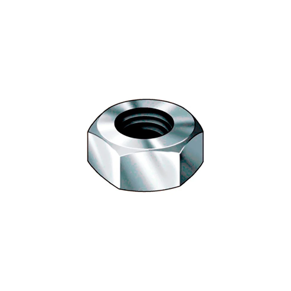 Caixa 1000un Porca Hexagonal Din/Ref 934 4 Zincad.