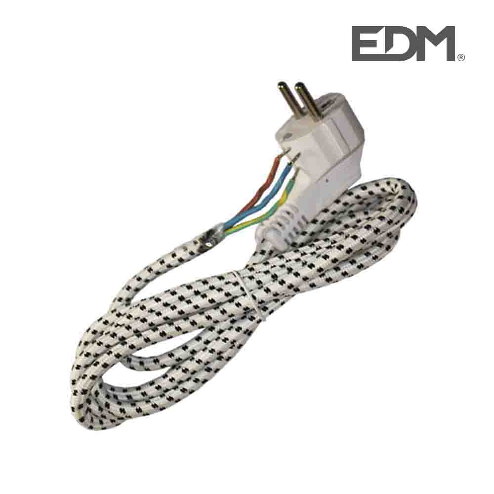 Cabo Sobresselente para Ferro de Engomar 3x0,75mm 1,8m Edm