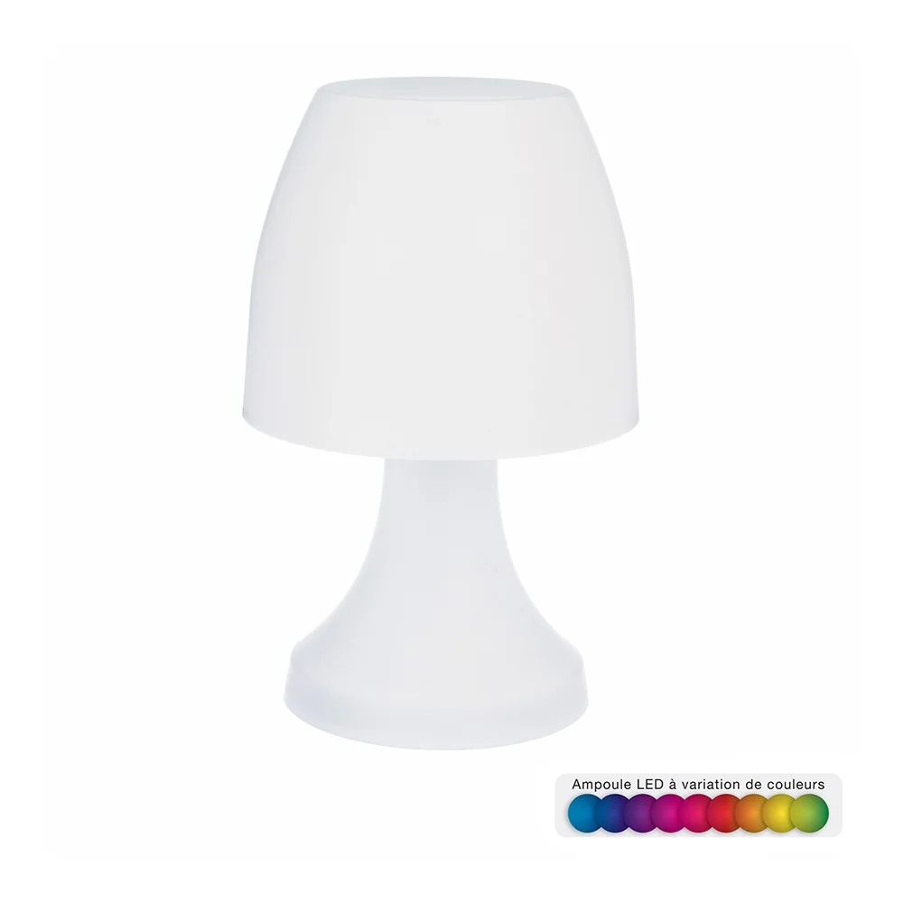 Lâmpada De Mesa Com Led, Rgb, A Pilhas 3xaaa/lr03