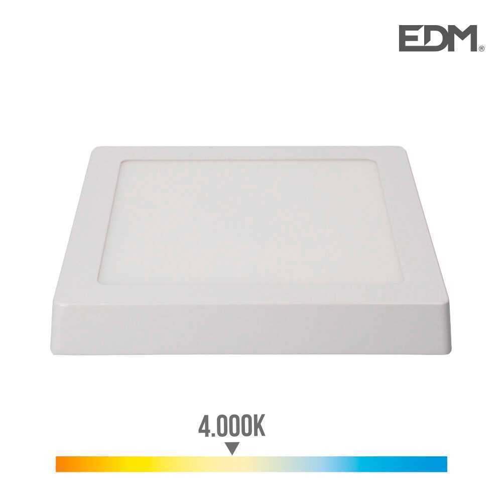 Downlight Led Parede/Teto Quadrado 20W 4.000K Luz