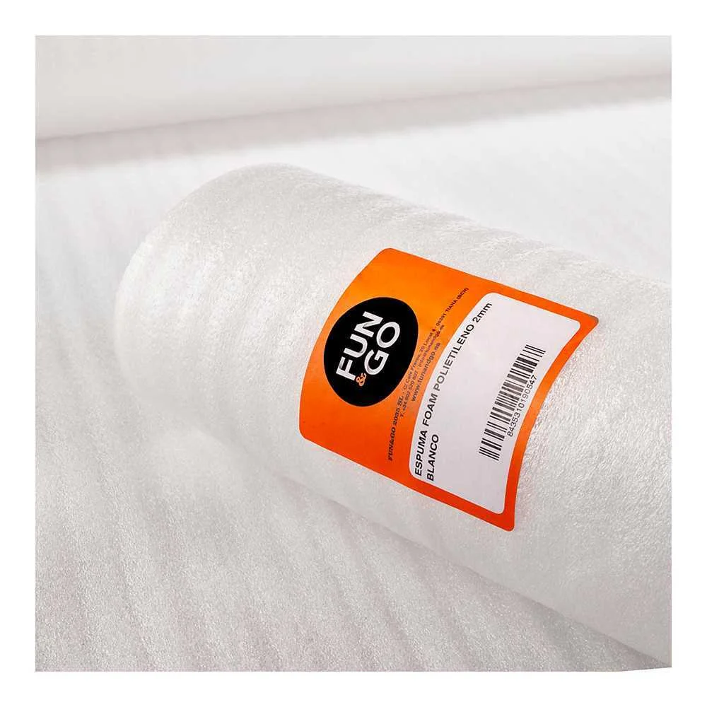 Espuma Foam 1mm Branco 1,20x10mts